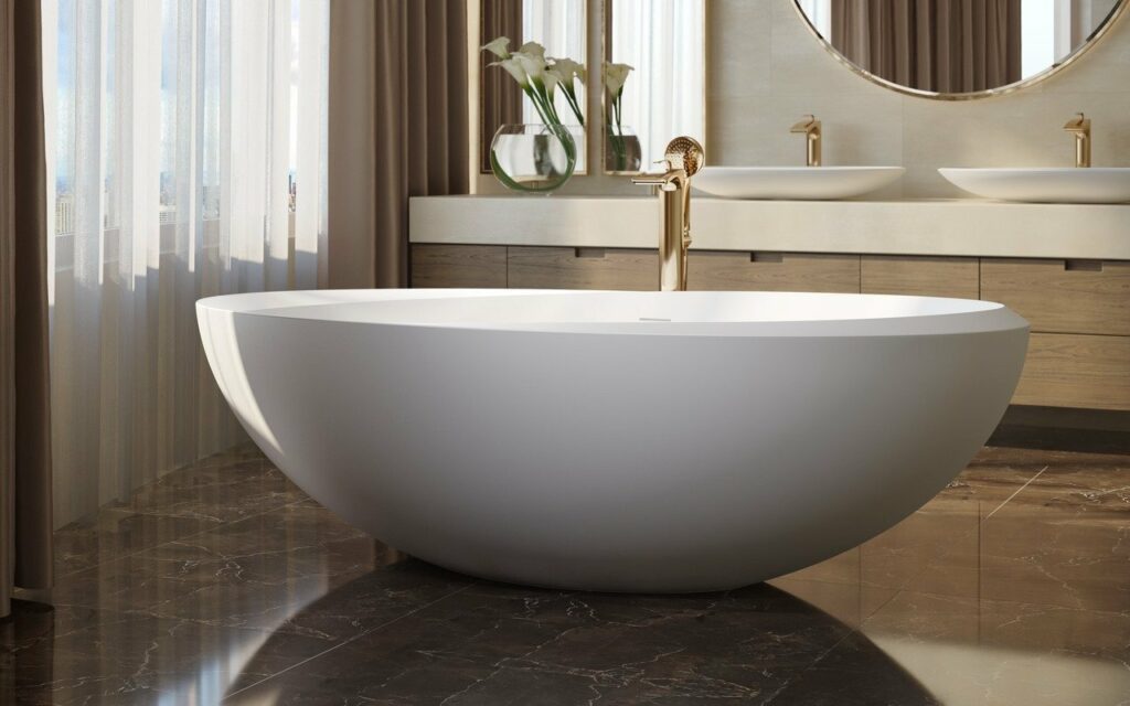 Solid Surface Bathtub