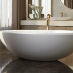 Solid Surface Bathtub